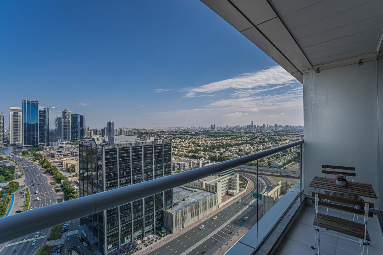 Higuests - Modern Studio With Incredible City Skyline View ดูไบ ภายนอก รูปภาพ