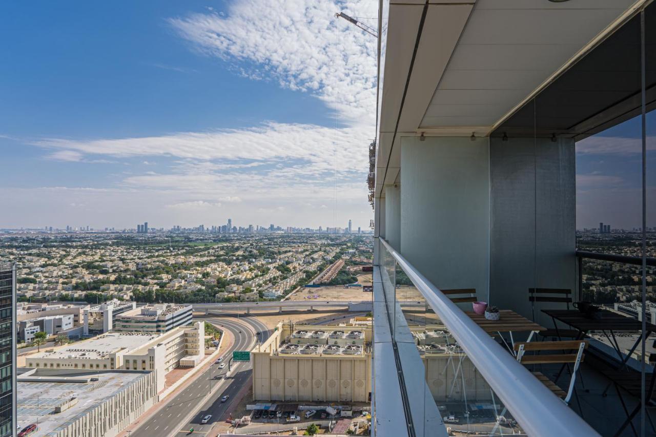 Higuests - Modern Studio With Incredible City Skyline View ดูไบ ภายนอก รูปภาพ